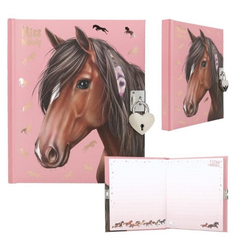 Miss Melody Diary horse with feder 0412968 - Toys