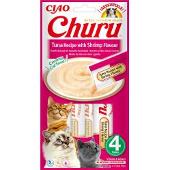 CHURU - With Tunashrimp Flavour 4pcs- 7985030 - Pet Supplies