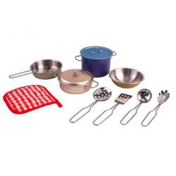 MAGNI - Cookware set in modern colors, 11 pcs. -3901 - Toys