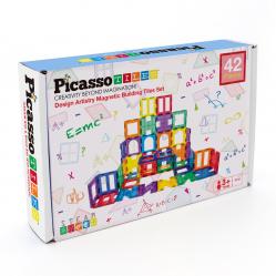 Picasso Tiles - Artistry Magnetic Tiles set (42 pcs) (PT42) - Toys