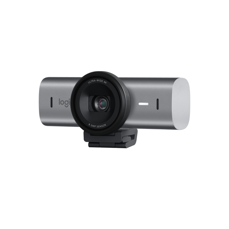Logitech - MX Brio Ultra HD 4K Collaboration and Streaming Webcam - Graphite - Computers