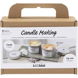 Mini Craft Kit - Candle Casting - Soy Candle w-Aventurin AND Amethyst (977753) - Toys