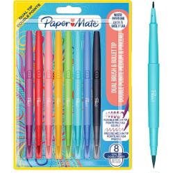 Paper Mate - Flair Dual felt tip pen 8-Blister (2199386) - Toys