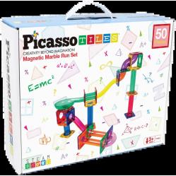 Picasso Tiles - Marble run set (50 pcs) (PTG50) - Toys