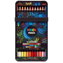 Posca - Color Pencils - Bright AND intense colors 36 pcs 402005 - Toys