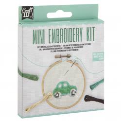 Craft ID - Mini embroidery kit - Car CR1712 - Toys
