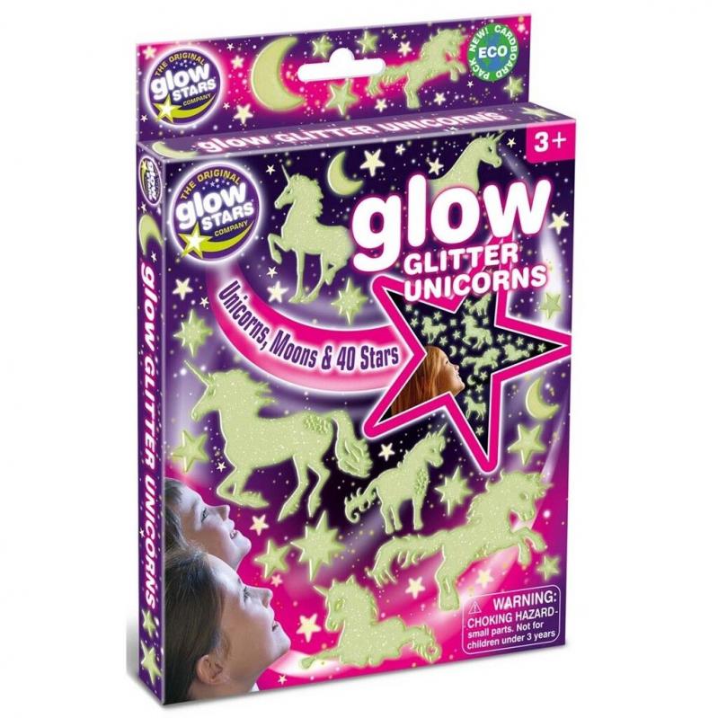 Brainstorm - Glow Glitter Unicorns 306-8631 - Toys