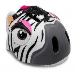 Crazy Safety - Zebra Bicycle Helmet - Black-White 100901-01-01 - Toys