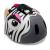 Crazy Safety - Zebra Bicycle Helmet - Black/White (100901-01-01) - Toys