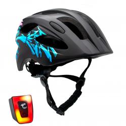 Crazy Safety - Grafitti Bicycle Helmet - Black-Blue 160101-06-01 - Toys