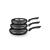 Scandinavian Collection - 3 pcs. Frypan set - Black - Home and Kitchen