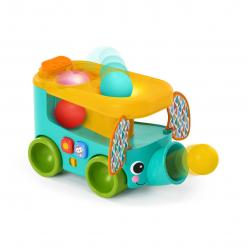 Bright Starts - Pop AND Roll Safari Bus Ball Play Toy - BS-16827 - Toys