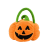 Den Goda Fen - Halloween Pumpkin bag (F33322) - Toys