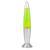 iTotal - LED Lava Lamp w/Green Light - Silver Base and White Wax (XL2676) - Toys