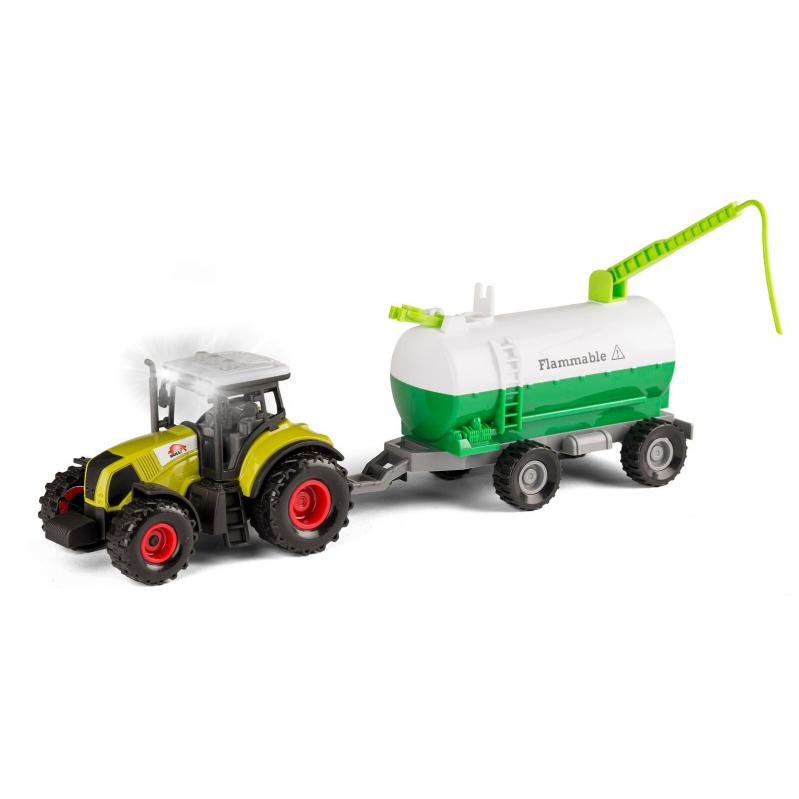 Bull - Tractor with large trailer 132 assorted 41856 - Toys