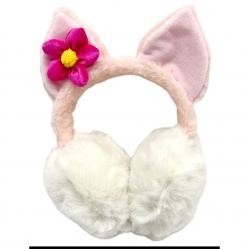 Tinka - Plush Earmuffs - Flower (8-800417) - Clothing