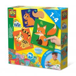 SES Creative - My first - Sticking Animal Tails - S14403 - Toys