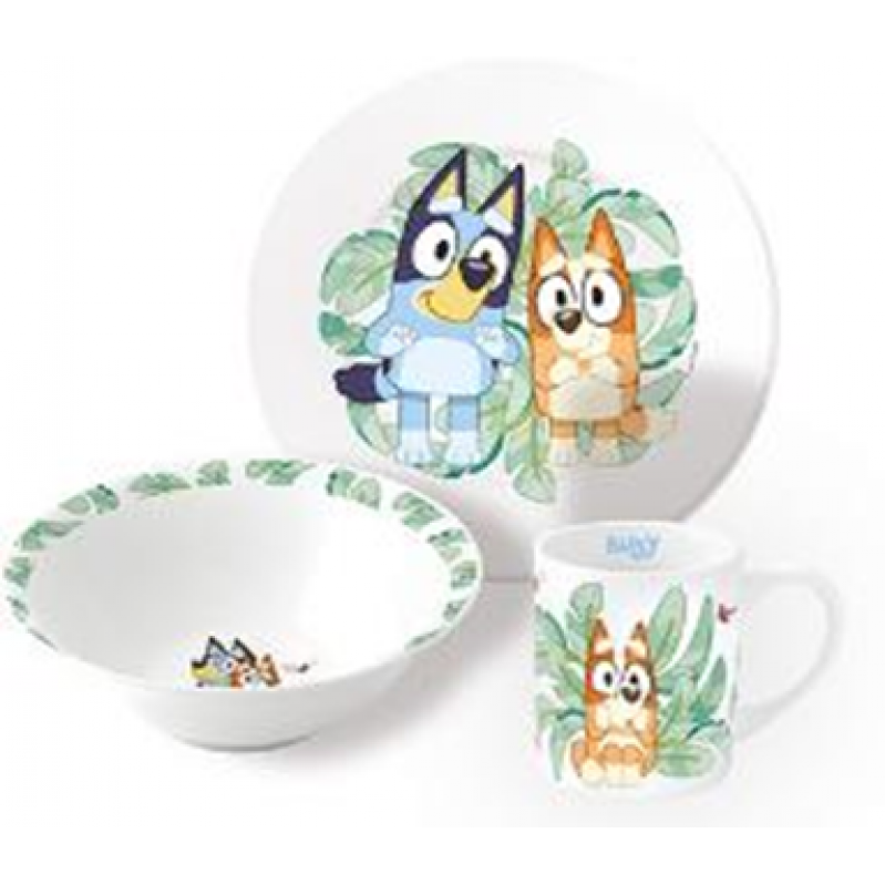 Stor - 3-Piece Ceramic Gift Set - Bluey (88055) - Toys