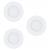 EGLO - Set of 3x Fueva-Z Recessed Lights, White Ø8.5 - TW - Zigbee, Bluetooth - Electronics