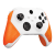 Lizard Skins DSP Controller Grip for Xbox Series X - Tangerine - Xbox Series X