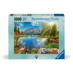 Ravensburger - Puzzle Life At The Lake 1000p 12000877 - Toys