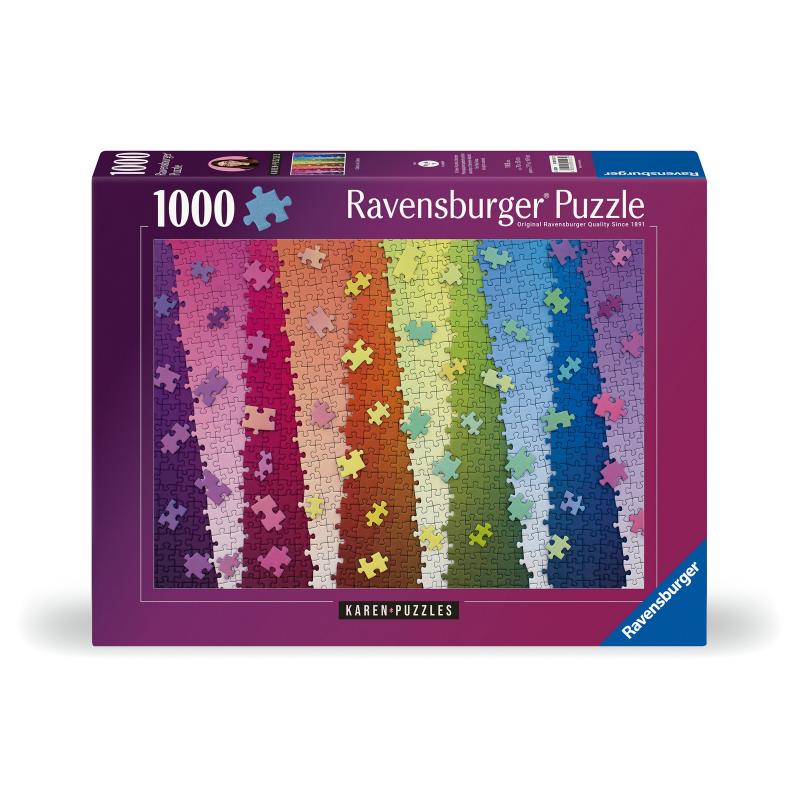 Ravensburger - Puzzle Colors On Colors 1000p 12001027 - Toys