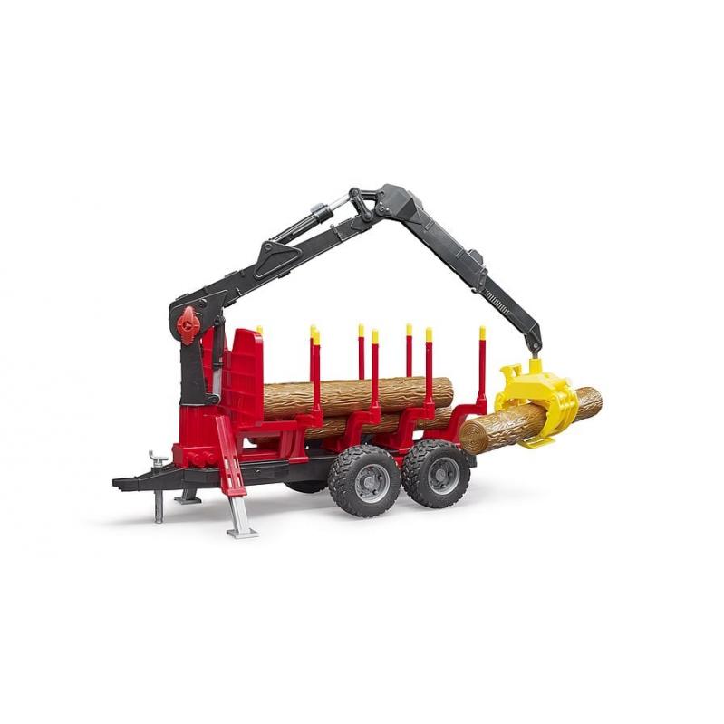 Bruder - Forestry trailer 02252 - Toys