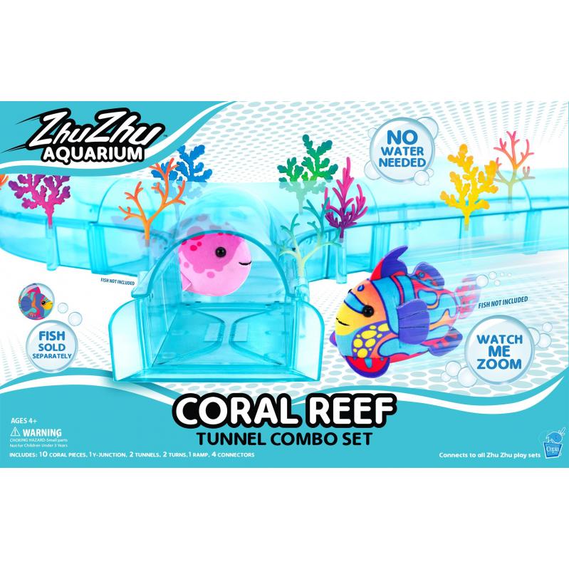 Zhu Zhu Fish - Coral Reef Tunnel Combo Set (Z1012) - Toys