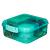 Sistema  - 1,25L Bento Cube Lunch - Green - Home and Kitchen