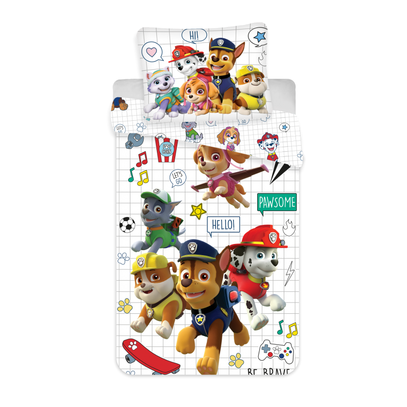 Bed Linen Junior Size 100x140 cm Paw Patrol Baby and Children