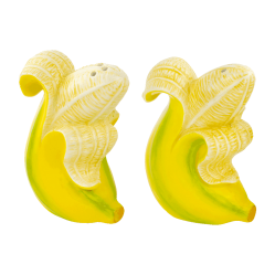 DONKEY - Banana Romance Salt AND Pepper Set - Home and Kitchen