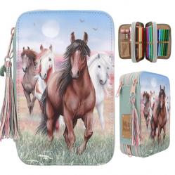 Miss Melody - Triple Pencil Case HOOF CLATTER 0413121 - Toys
