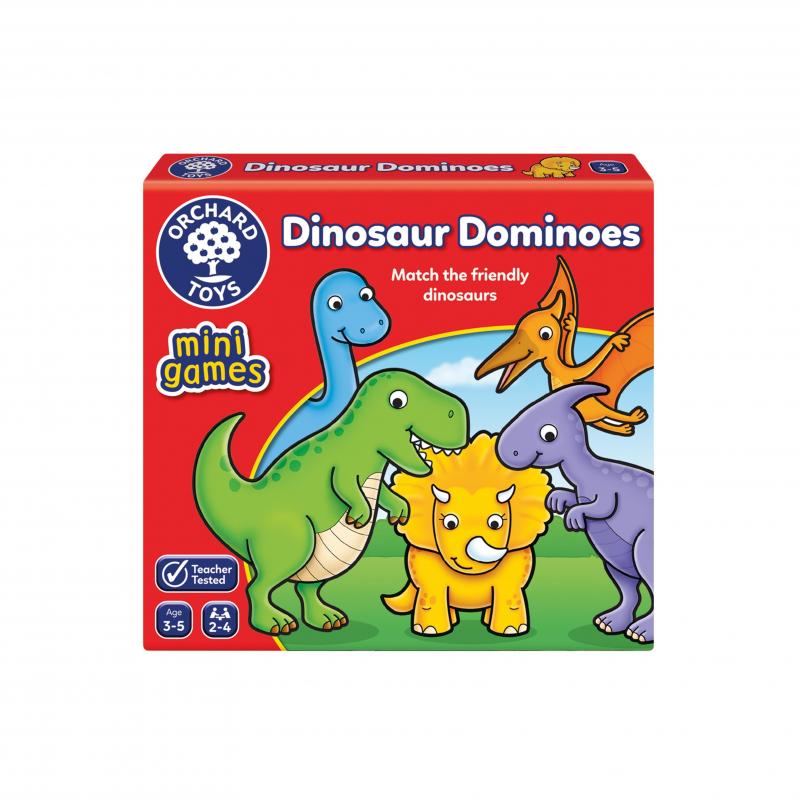 Orchard- Dinosaur Dominoes Mini Game (600353) - Toys