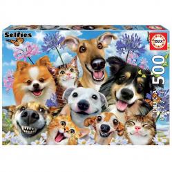 Educa - 500 pcs - Selfie Fun In The Sun Puzzle 017983 - Toys