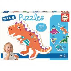 Educa - Baby Puzzles 5 pcs Dinosaurs 80-18873 - Toys