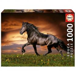 Educa - 1000 pcs - Trotting Horse Puzzle 80-19555 - Toys