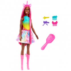 Barbie A touch of Magic Unicorn doll with long hair HRR01 Toys