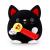 Snackles - Series 1 Plush Medium - Black Cat - Toys