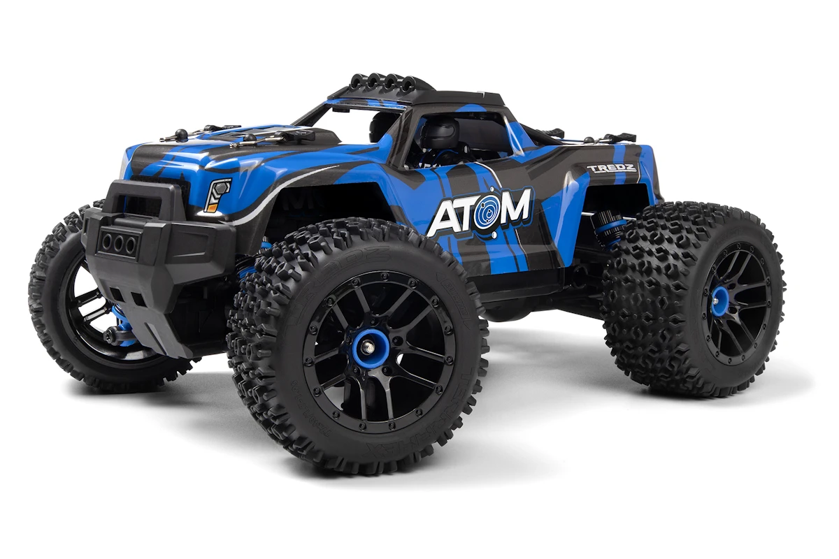 Maverick - RC Atom AT1 1-18 4WD Electric Truck - Blue - Toys