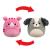 Squishmallows - 13 cm Plush P21 Flip A Mallows - Malu Shih-Tzu/ Geraldine Cat - Toys