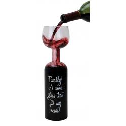 Winkee - Wine bottle glass - 075-liter - Gadgets