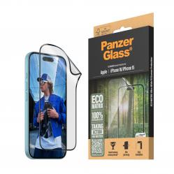 PanzerGlass - Screen Protection MATRIX - iPhone 16 - Ultra Wide Fit - Electronics