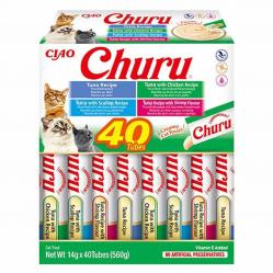 CHURU - Tuna-Seafood Varieties 40St - 7985162 - Pet Supplies