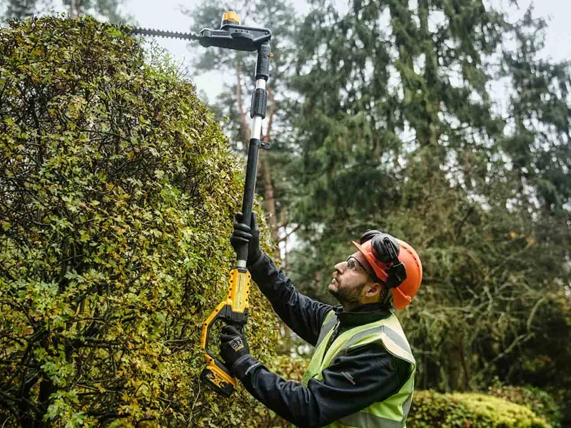 DeWalt DCMPH566N 18V XR Pole Hedge Trimmer Bare Unit - Tools and Home Improvements
