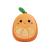 Squishmallow - Pets Dog toy with squeaky sound - Orange 18 cm Fruit - Toys
