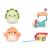 Micromallows - Plush - Accessory set - SQMM0015 Ticket to Ride - Toys