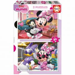 Educa - Puzzle - 2x20 Minnie 80-19297 - Toys