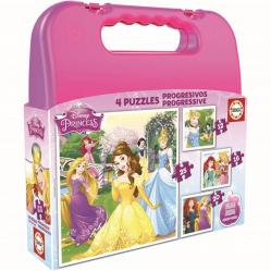 Educa - Puzzle - 12-16-20-25 Disney Princess 80-16508 - Toys
