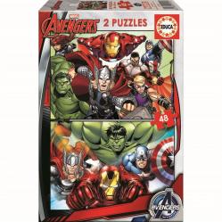 Educa - Puzzle - 2x48 Avengers 80-15932 - Toys