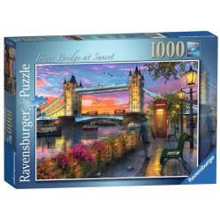 Ravensburger - Puzzle - Tower Bridge At Sunset 1000p (12000041) - Toys